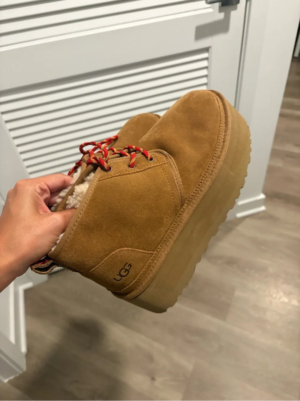 UGG Neumel Heritage Chestnut Platform Boots